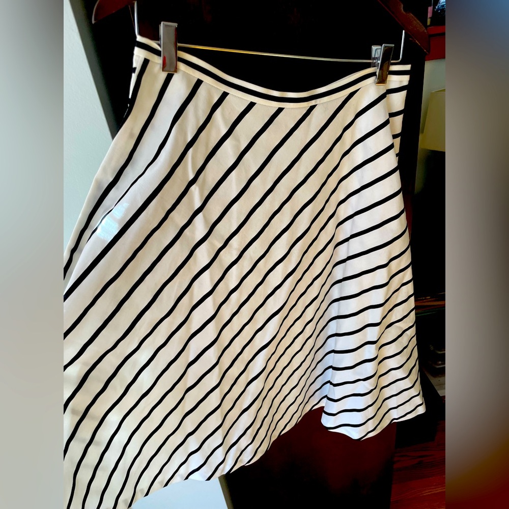 Lauren Ralph Lauren black-and-white striped skirt
